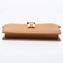 مملوكة مسبقًا Furla Brown Leather Mini Sofia Crossbody Bag