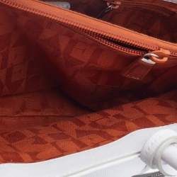 Furla White Leather Tote
