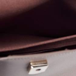 Pre Owned Furla Beige Leather Small My Piper Top Handle Bag