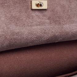 Pre Owned Furla Beige Leather Small My Piper Top Handle Bag