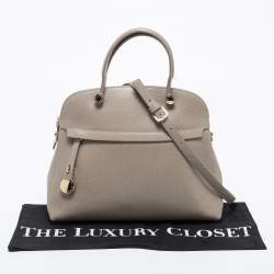 Pre Owned حقيبة ساتشل فورلا بيبر دوم جلد  وردي داكن