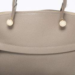 Pre Owned حقيبة ساتشل فورلا بيبر دوم جلد  وردي داكن