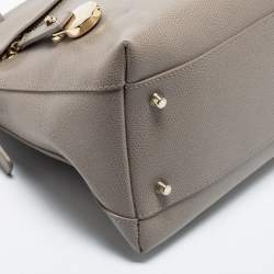 Pre Owned حقيبة ساتشل فورلا بيبر دوم جلد  وردي داكن