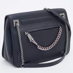 Pre Owned Furla Black Leather Diana Shoulder Bag