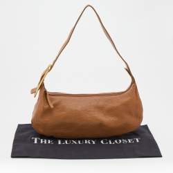 Pre Owned Furla Brown Leather Shoulder Bag