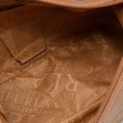 Pre Owned Furla Brown Leather Shoulder Bag