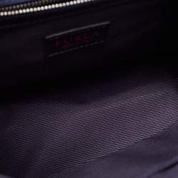 Pre Owned Furla Multicolor Jacquard and Leather Top Handle Bag