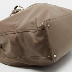 Pre Owned Furla Brown Leather Tote