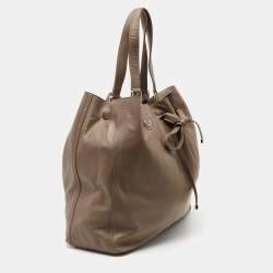 Pre Owned Furla Brown Leather Tote