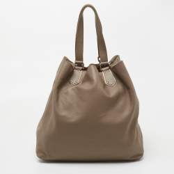 Pre Owned Furla Brown Leather Tote