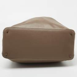 Pre Owned Furla Brown Leather Tote