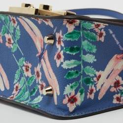 Furla Multicolor Floral Print Leather Metropolis Crossbody Bag