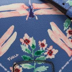 Furla Multicolor Floral Print Leather Metropolis Crossbody Bag