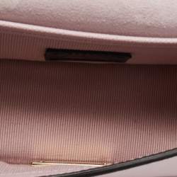 Pre Owned حقيبة كتف فورلا ميمي جلد برتقالي