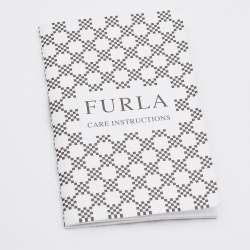 Pre Owned Furla Black/Yellow Leather Interchangeable Flaps My Play Mini Metropolis Crossbody Bag