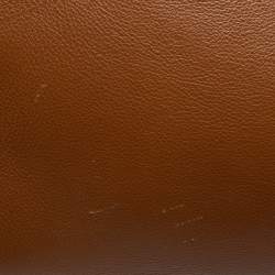 Furla Brown/Black Leather Pushlock Flap Tote