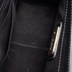 Pre Owned Furla Grey/Gold Leather and Glitter Interchangeable Flaps My Play Mini Metropolis Bag