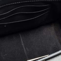 Pre Owned Furla Grey/Gold Leather and Glitter Interchangeable Flaps My Play Mini Metropolis Bag