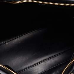 Pre Owned Furla Black Saffiano Leather Patty Tote