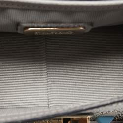 Pre Owned Furla Multicolor Studs Leather Metropolis Crossbody Bag