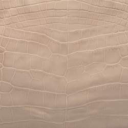 Pre Owned Furla Beige Croc Embossed Leather Practica Tote 