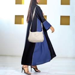 Pre Owned Furla Taupe Leather Crossbody Bag