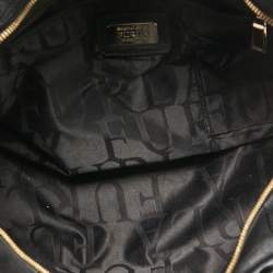 Pre Owned Furla Black Patent Leather Zip Satchel