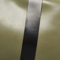 Pre Owned Furla Tri Color Leather and Suede Flair Flap Messenger Bag