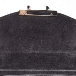 Furla Black Leather Mini Metropolis Chain Crossbody Bag