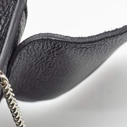 Furla Black Leather Mini Metropolis Chain Crossbody Bag