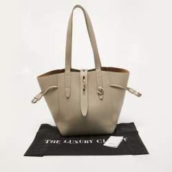 Furla Grey Leather Net M Tote