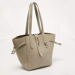Furla Grey Leather Net M Tote