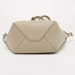 Furla Grey Leather Net M Tote