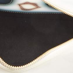 Pre Owned Furla Multicolor Rubber Embellished Candy Satchel