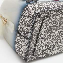 Pre Owned Furla Multicolor Rubber Embellished Candy Satchel
