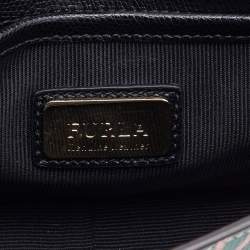 Pre Owned Furla Multicolour Printed Leather Mini Metropolis Crossbody Bag