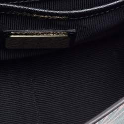 Pre Owned Furla Multicolour Printed Leather Mini Metropolis Crossbody Bag