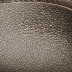 Pre Owned Furla Grey Leather Flap Crossbody Bag