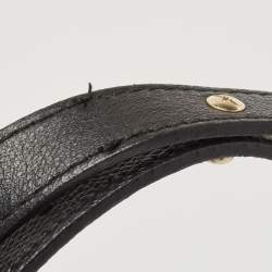 Pre Owned Furla Black Leather Piper Dome Satchel