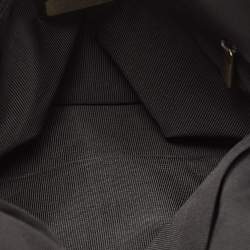 Pre Owned Furla Black Leather Piper Dome Satchel