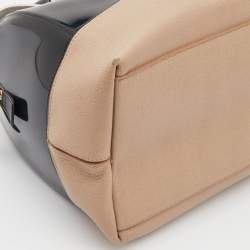 Pre Owned Furla Tricolor Rubber and Leather Candy Flap Satchel