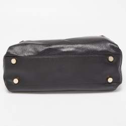 Furla Black Patent and Leather Top Handle Bag