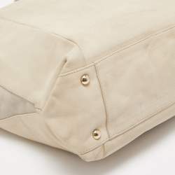 Pre Owned Furla Beige/Grey Leather Hobo