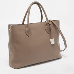 Pre Owned Furla Grey Leather Tessa Tote