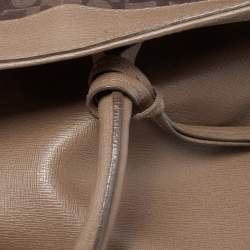 Pre Owned Furla Grey Leather Tessa Tote