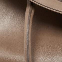 Pre Owned Furla Grey Leather Tessa Tote