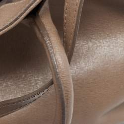 Pre Owned Furla Grey Leather Tessa Tote