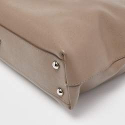 Pre Owned Furla Grey Leather Tessa Tote