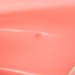Pre Owned Furla Pink Rubber Medium Candy Satchel