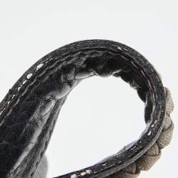 Pre Owned Furla Black Leather Elisabeth Hobo